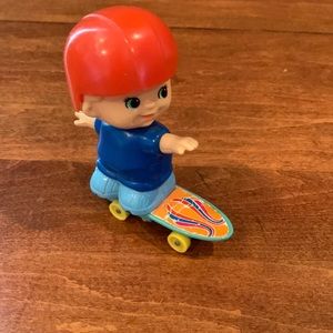 Vintage Retro Tomy Tommy 1979 Made Skateboard Doll